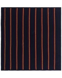 Barrie - Striped Cashmere And Cotton Foulard - Lyst