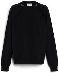 Barrie - Cashmere Sweater With Jewelled Details - Lyst