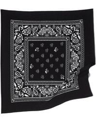 Barrie - Bandana In Cashmere And Cotton - Lyst