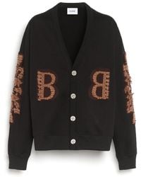Barrie - Cardigan In Cotton With A Cashmere B Logo - Lyst