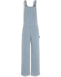 Barrie - Denim Overalls In Cashmere And Cotton - Lyst