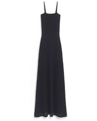 Barrie - Long Dress With Straps In Cashmere Lace - Lyst