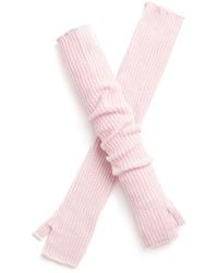 Barrie - Long Cashmere Fingerless Gloves - Lyst