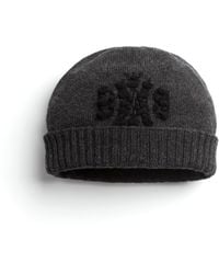 Barrie - Cashmere Beanie Hat With B Logo - Lyst