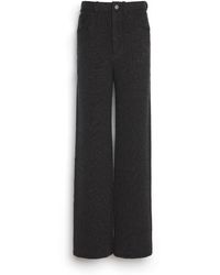 Barrie - Denim Cashmere And Cotton Trousers - Lyst