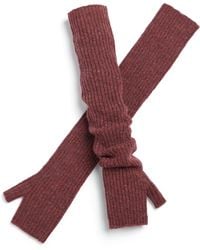 Barrie - Long Cashmere Fingerless Gloves - Lyst