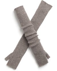 Barrie - Long Cashmere Fingerless Gloves - Lyst