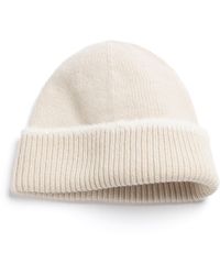 Barrie - Shearling-effect Cashmere Beanie - Lyst