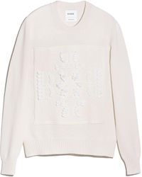 Barrie - 3d Cashmere Logo Round-neck Jumper - Lyst