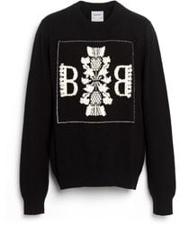 Barrie - 3d Cashmere Logo Round-neck Jumper - Lyst