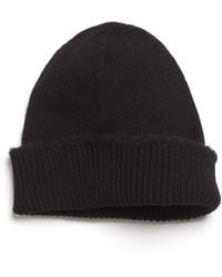 Barrie - Shearling-Effect Cashmere Beanie - Lyst