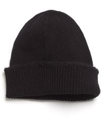 Barrie - Shearling-effect Cashmere Beanie - Lyst