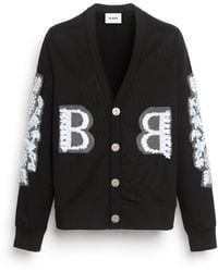 Barrie - Cardigan In Cotton With A Cashmere B Logo - Lyst