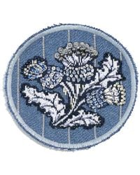 Barrie - Cashmere And Cotton Embroidered Patch - Lyst
