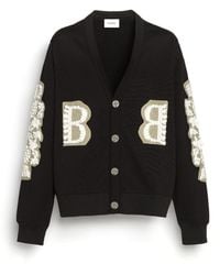 Barrie - Cardigan In Cotton With A Cashmere B Logo - Lyst