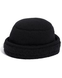 Barrie - Shearling Cashmere And Alpaca Bucket Hat - Lyst
