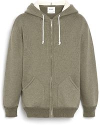 Barrie - Sportswear Hooded Jacket In Cashmere And Cotton - Lyst