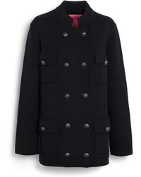 Barrie - Cashmere And Cotton Military-style Jacket - Lyst