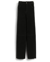 Barrie - Suede-effect Trousers - Lyst