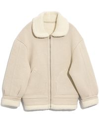 Barrie - Cashmere And Alpaca Bomber Jacket - Lyst