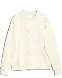 Barrie - Sweatshirt With Logo Cashmere Patch - Lyst