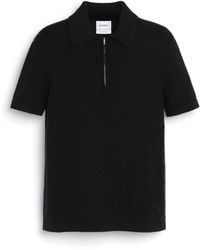 Barrie - B Label Cashmere Zip-Neck Top - Lyst