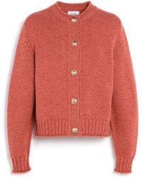 Barrie - Chunky Cashmere Cardigan With Buttons - Lyst