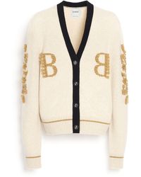 Barrie - Cashmere B Logo V-Neck Cardigan - Lyst