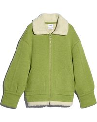 Barrie - Cashmere And Alpaca Bomber Jacket - Lyst