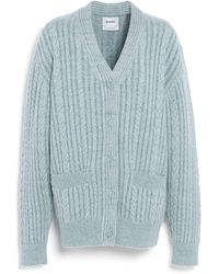 Barrie - Heavy Oversized Cashmere And Wool Cardigan - Lyst