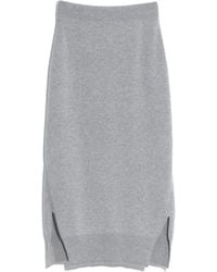 Barrie - Iconic Cashmere Skirt - Lyst