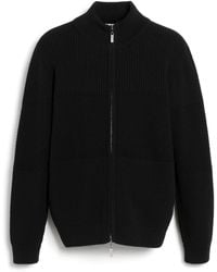 Barrie - Waffle-effect Cardigan In Cashmere And Wool - Lyst