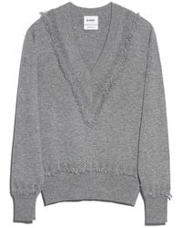 Barrie - Timeless V-neck Cashmere Jumper - Lyst
