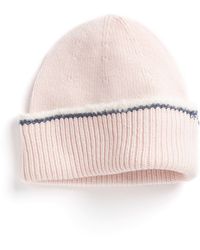 Barrie - Shearling-effect Cashmere Beanie - Lyst