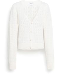 Barrie - Cashmere Lace Cardigan - Lyst
