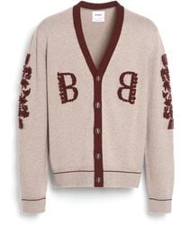 Barrie - 3d Logo V-neck Cashmere Cardigan - Lyst