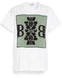 Barrie - T-shirt With Logo Cashmere Patch - Lyst