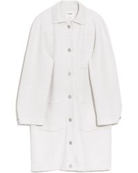 Barrie - Denim Cashmere And Cotton Long Jacket - Lyst