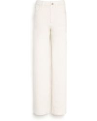 Barrie - Denim Cashmere And Cotton Trousers - Lyst