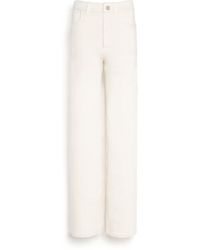 Barrie - Denim Cashmere And Cotton Trousers - Lyst