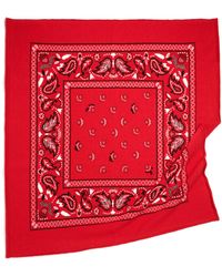 Barrie - Bandana In Cashmere And Cotton - Lyst