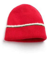 Barrie - Shearling-effect Cashmere Beanie - Lyst