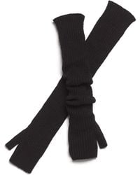 Barrie - Long Cashmere Fingerless Gloves - Lyst