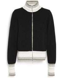 Barrie - Mottled Cashmere Zip-up Cardigan - Lyst
