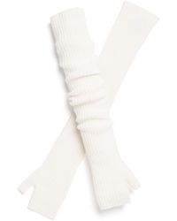 Barrie - Long Cashmere Fingerless Gloves - Lyst