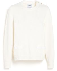 Barrie - Wool Jumper With Ribbon Detail - Lyst