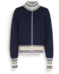 Barrie - Mottled Cashmere Zip-up Cardigan - Lyst