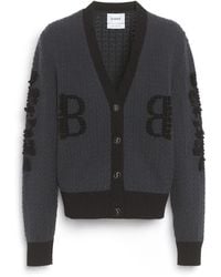 Barrie - Cashmere Lace Cardigan With B Logo - Lyst