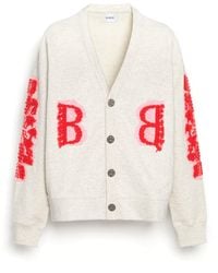 Barrie - Cardigan In Cotton With A Cashmere B Logo - Lyst