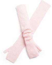 Barrie - Long Cashmere Fingerless Gloves - Lyst